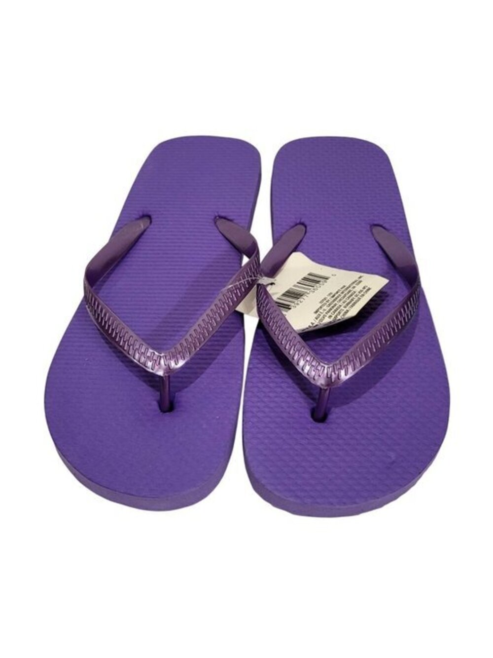 Flip Flops Purple & Aqua Size 5/6 Casual Summer Beachwear Women - Picture 2 of 5